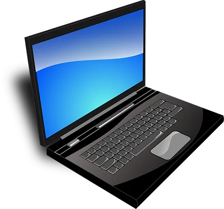 Bild på laptop
